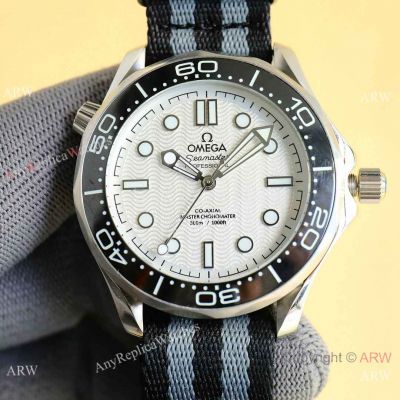 Copy Omega Seamaster Diver 300m Citizen Watch with Nylon Strap